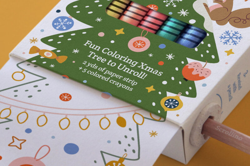 Scrollino XMAS Coloring - Image 3