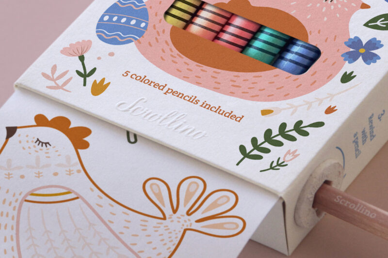 Scrollino Easter Coloring - Image 4
