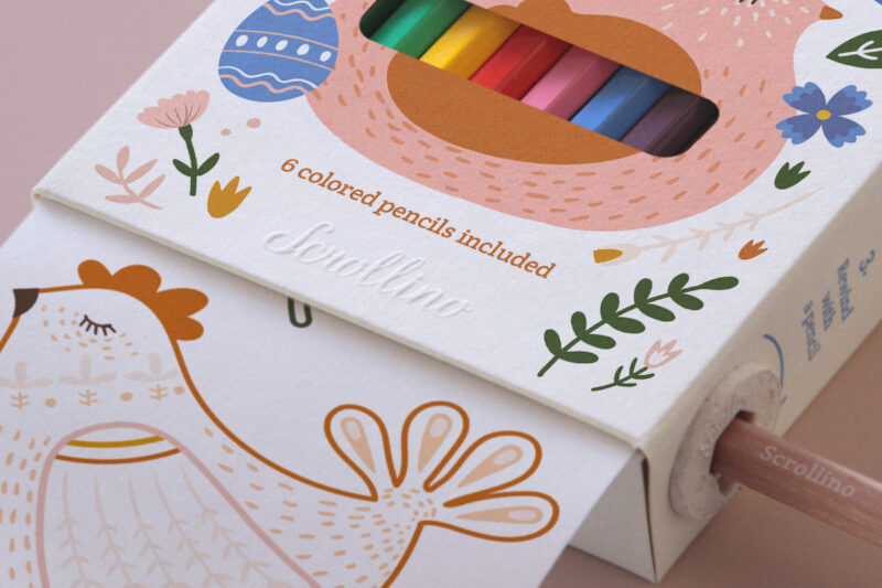 Scrollino Easter Coloring - Image 4