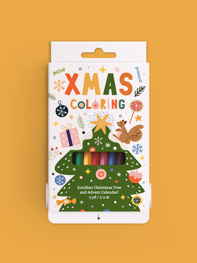 Scrollino XMAS Coloring
