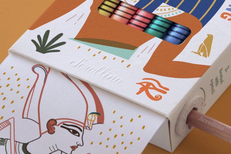 Scrollino Tutankhamun Coloring - Image 4