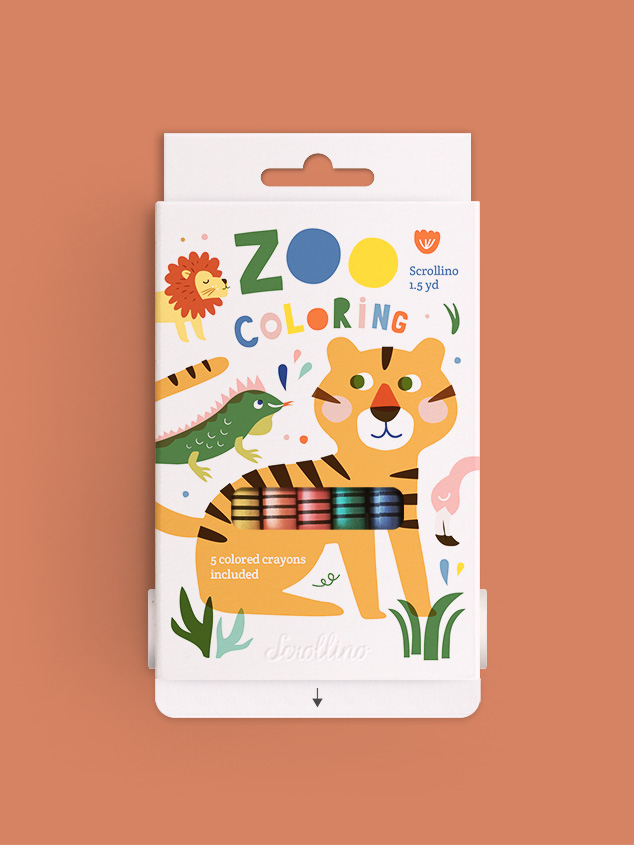 Scrollino ZOO Coloring